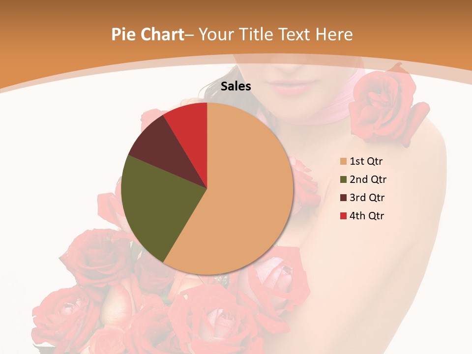 Person Smiling Pretty PowerPoint Template