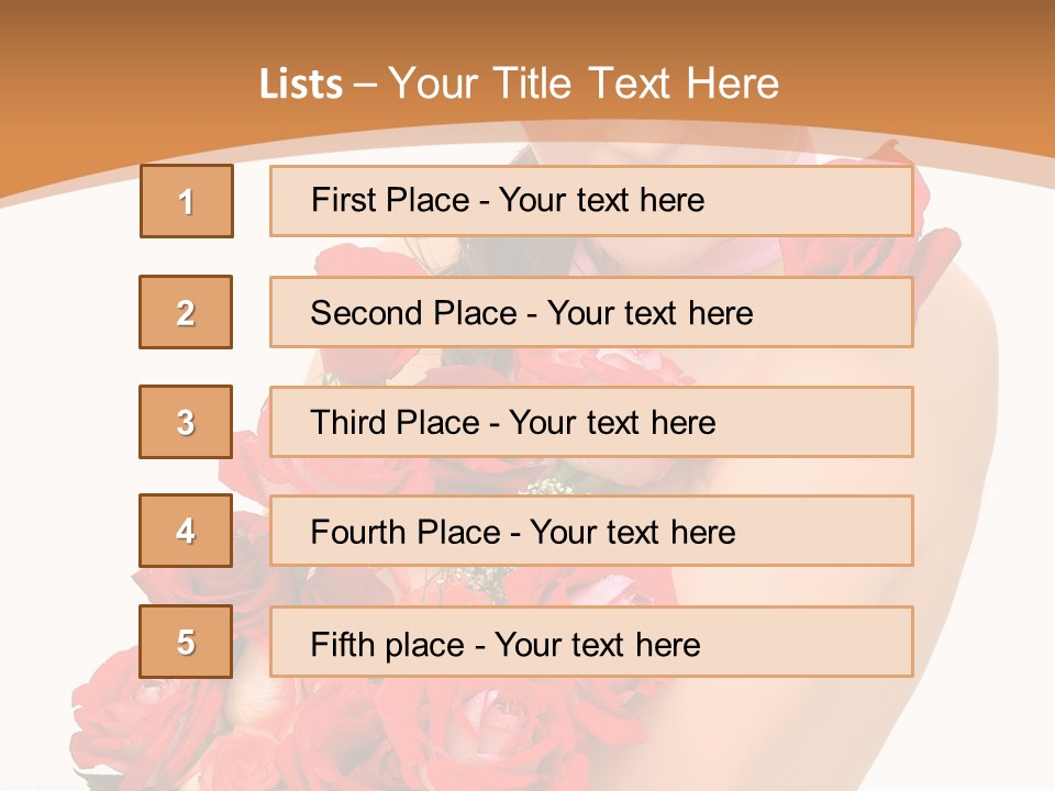 Person Smiling Pretty PowerPoint Template