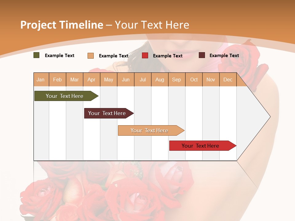 Person Smiling Pretty PowerPoint Template