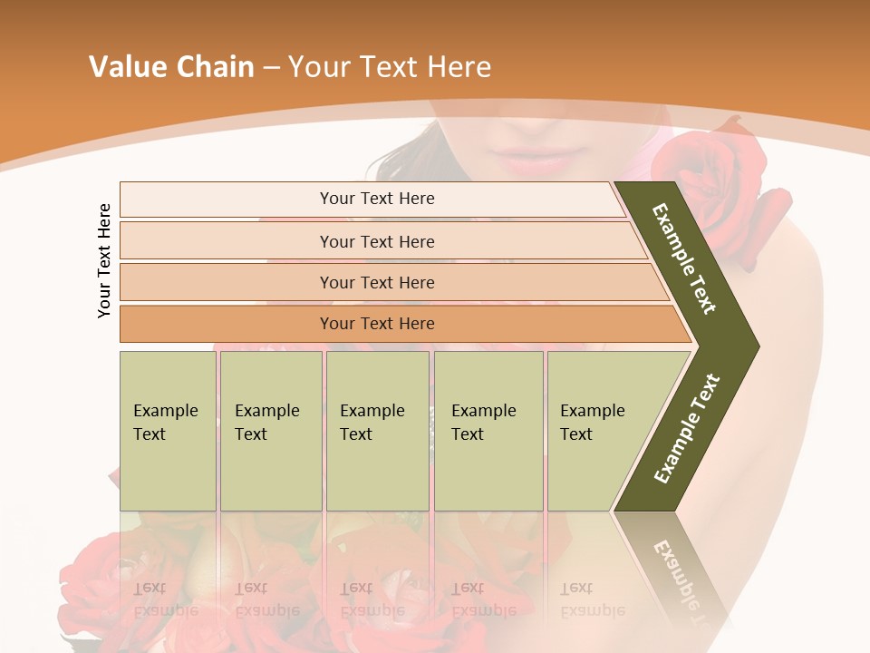 Person Smiling Pretty PowerPoint Template
