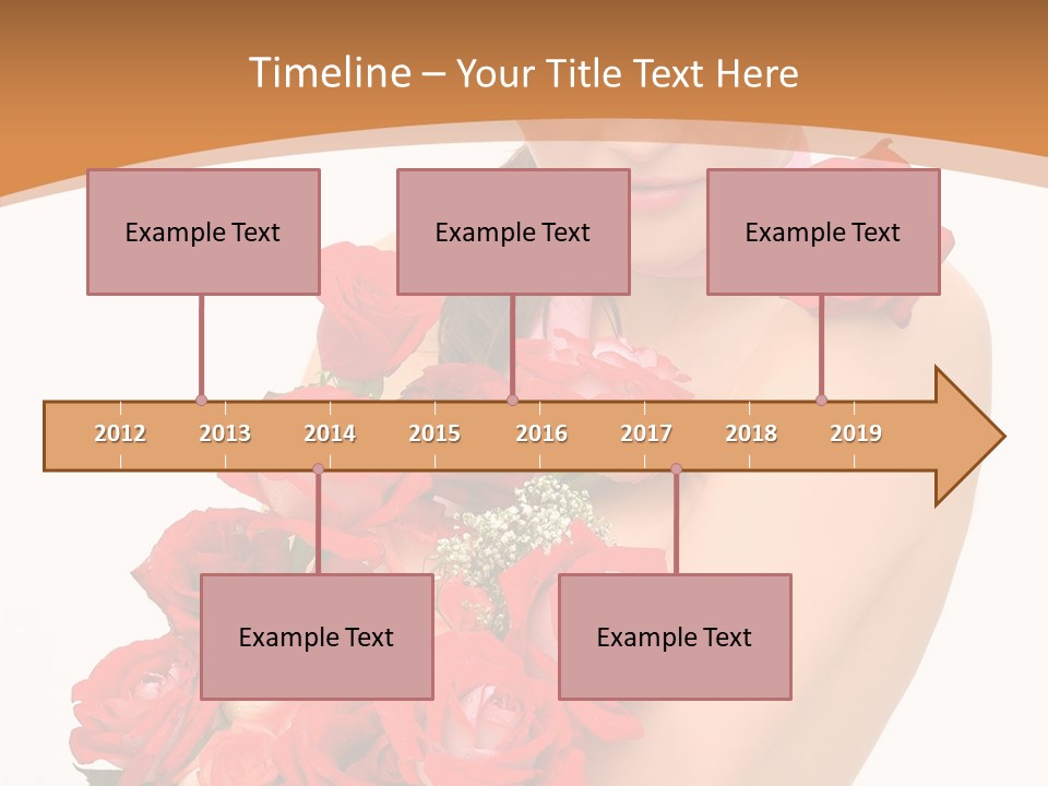 Person Smiling Pretty PowerPoint Template