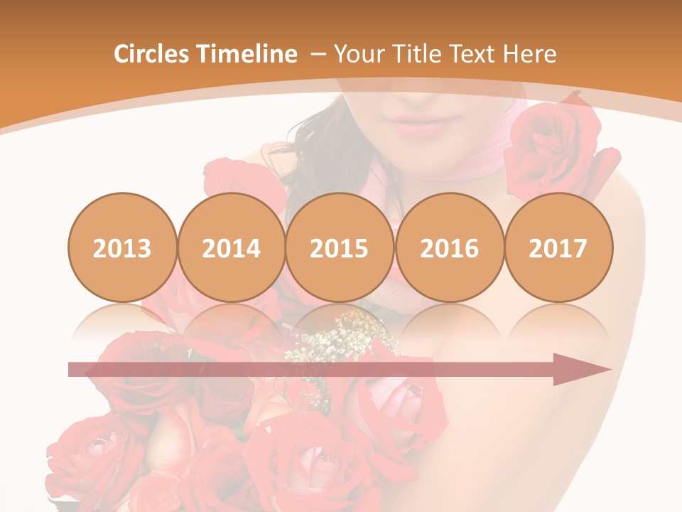 Person Smiling Pretty PowerPoint Template