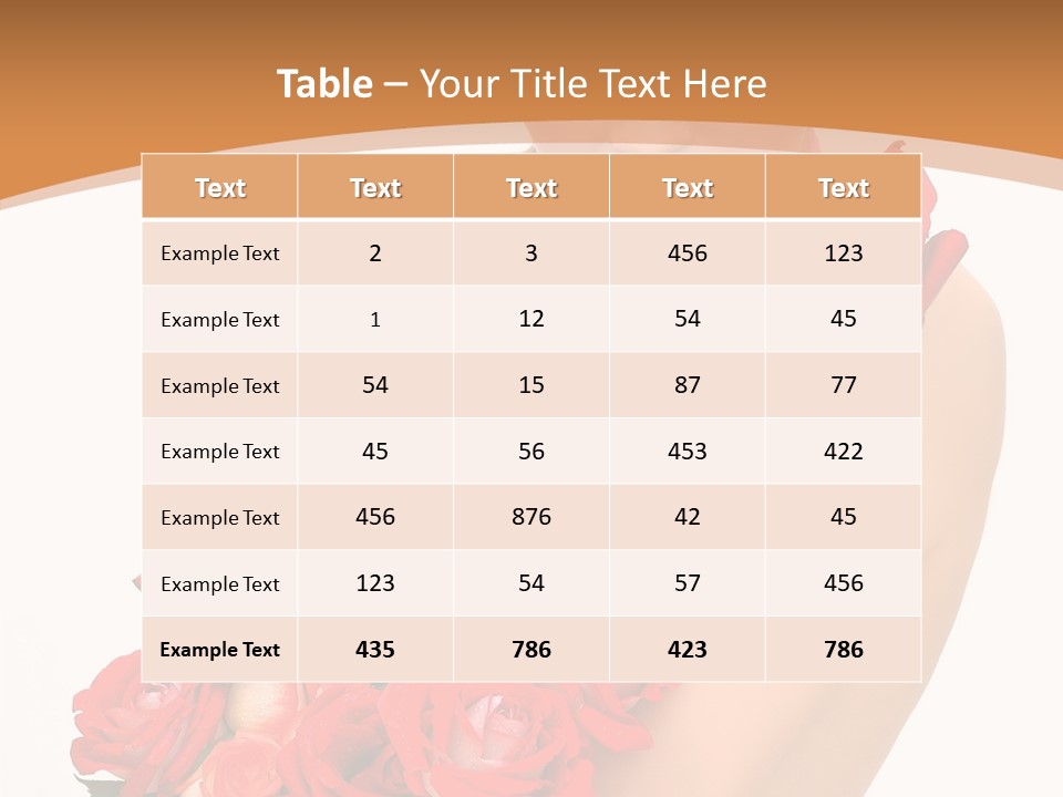 Person Smiling Pretty PowerPoint Template