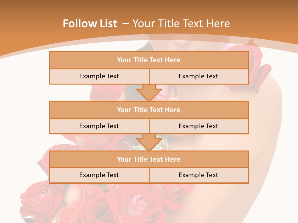 Person Smiling Pretty PowerPoint Template
