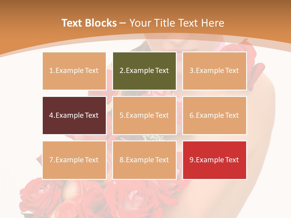 Person Smiling Pretty PowerPoint Template