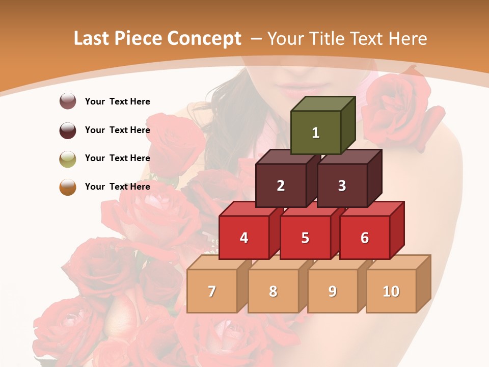 Person Smiling Pretty PowerPoint Template