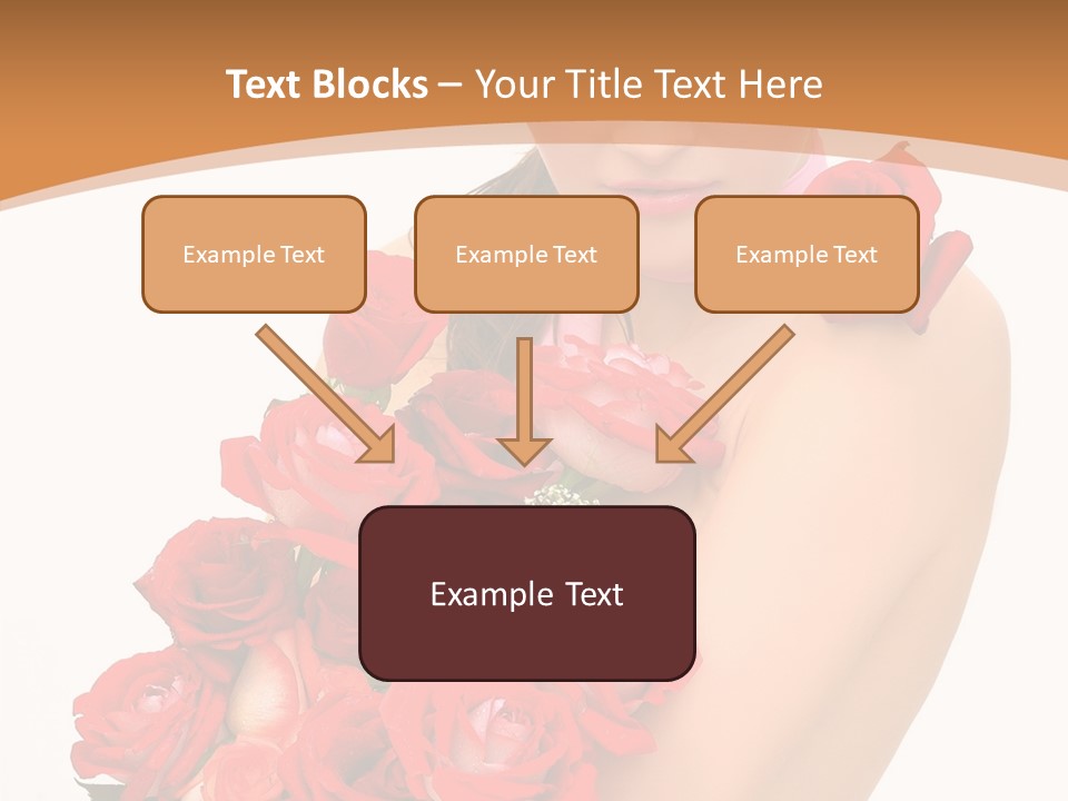 Person Smiling Pretty PowerPoint Template