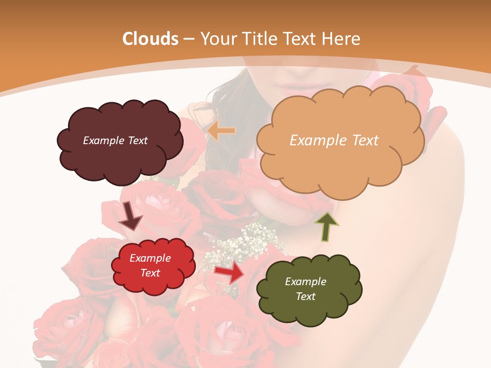 Person Smiling Pretty PowerPoint Template