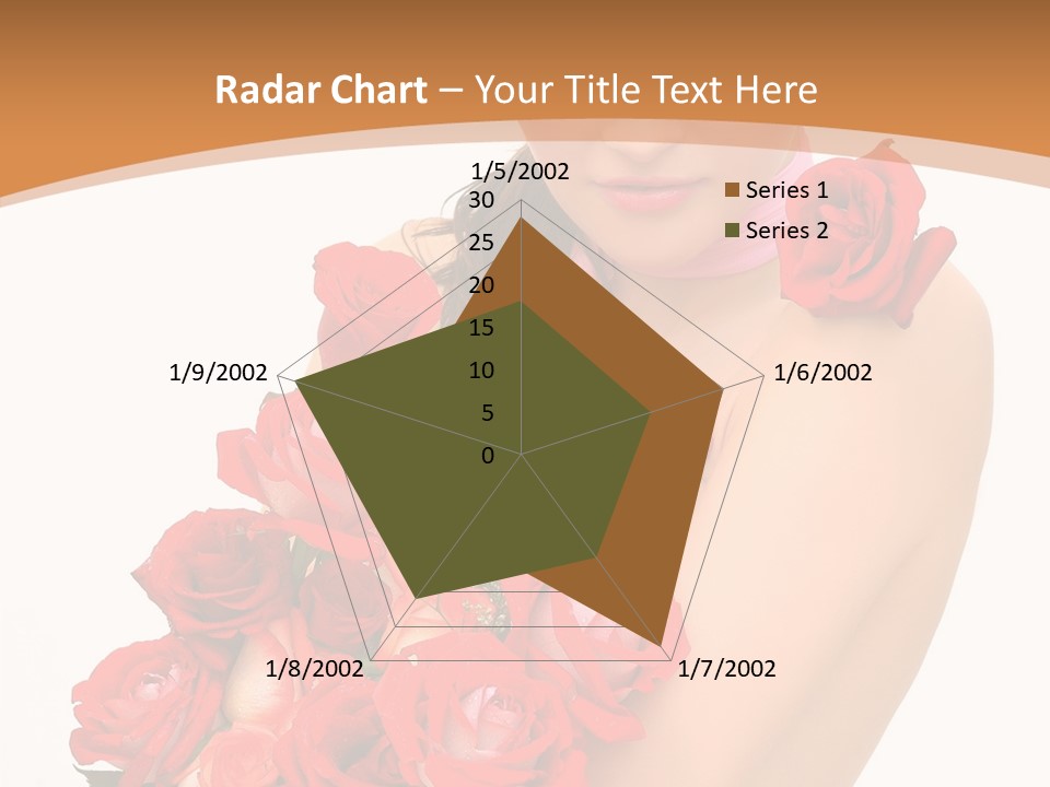 Person Smiling Pretty PowerPoint Template