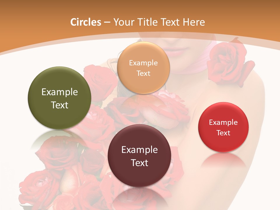 Person Smiling Pretty PowerPoint Template