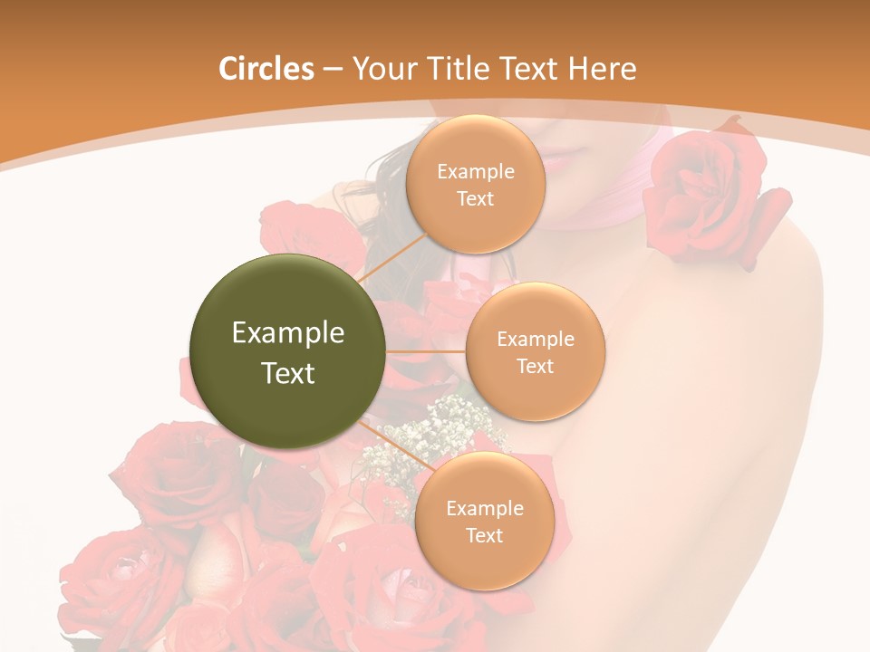 Person Smiling Pretty PowerPoint Template