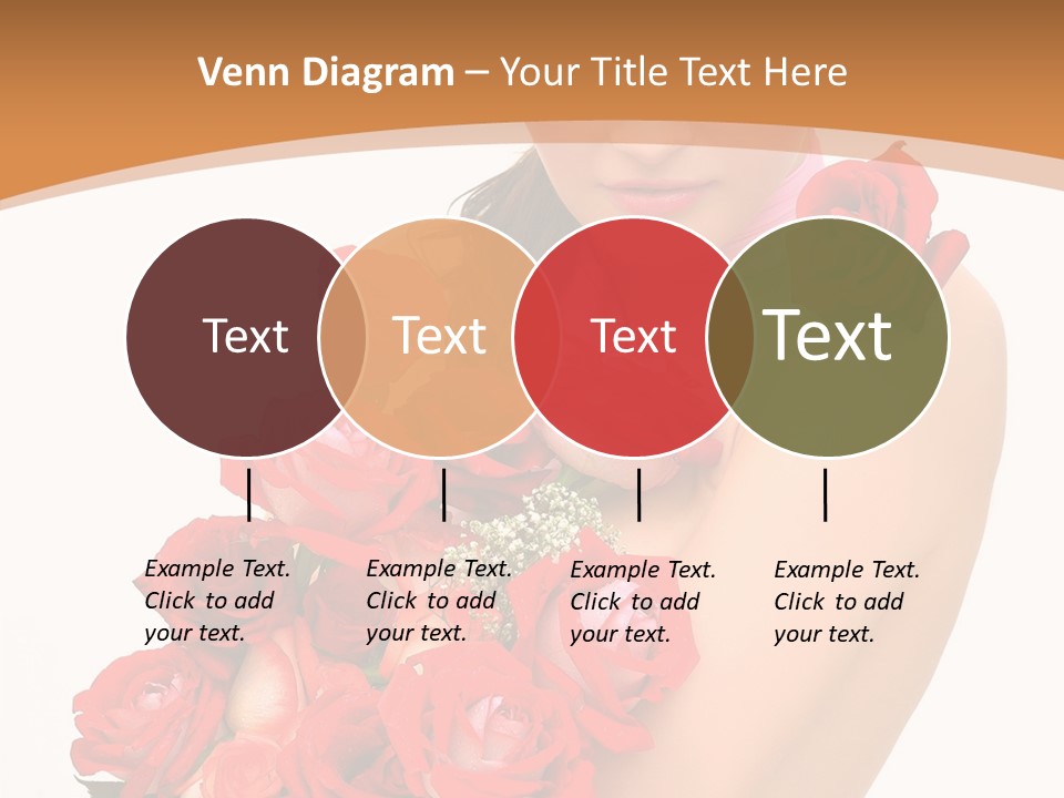 Person Smiling Pretty PowerPoint Template