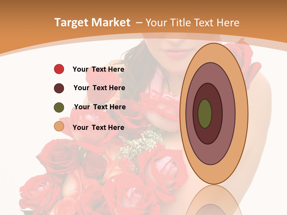 Person Smiling Pretty PowerPoint Template