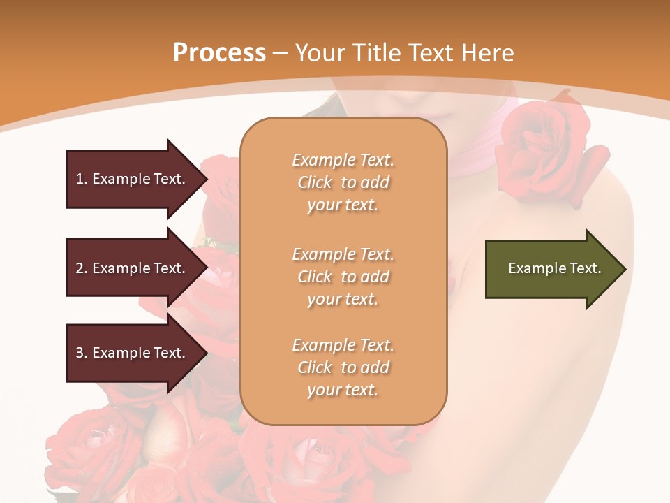 Person Smiling Pretty PowerPoint Template