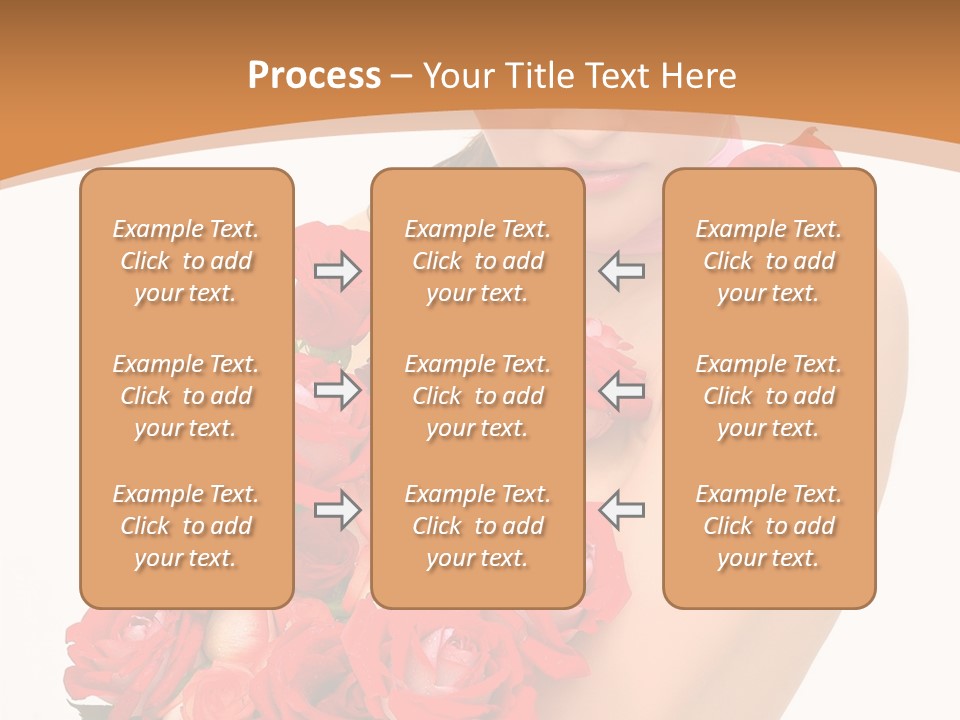 Person Smiling Pretty PowerPoint Template