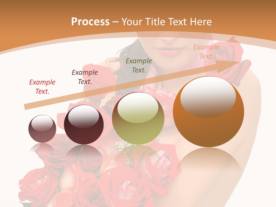 Person Smiling Pretty PowerPoint Template