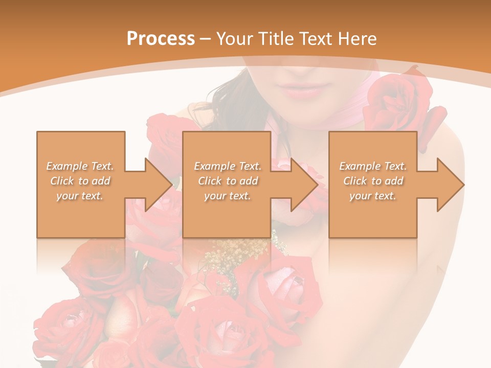 Person Smiling Pretty PowerPoint Template