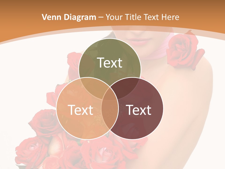 Person Smiling Pretty PowerPoint Template