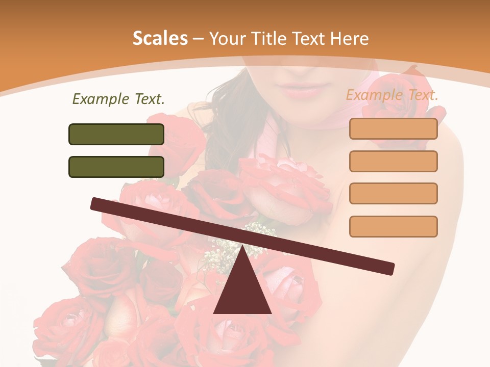 Person Smiling Pretty PowerPoint Template