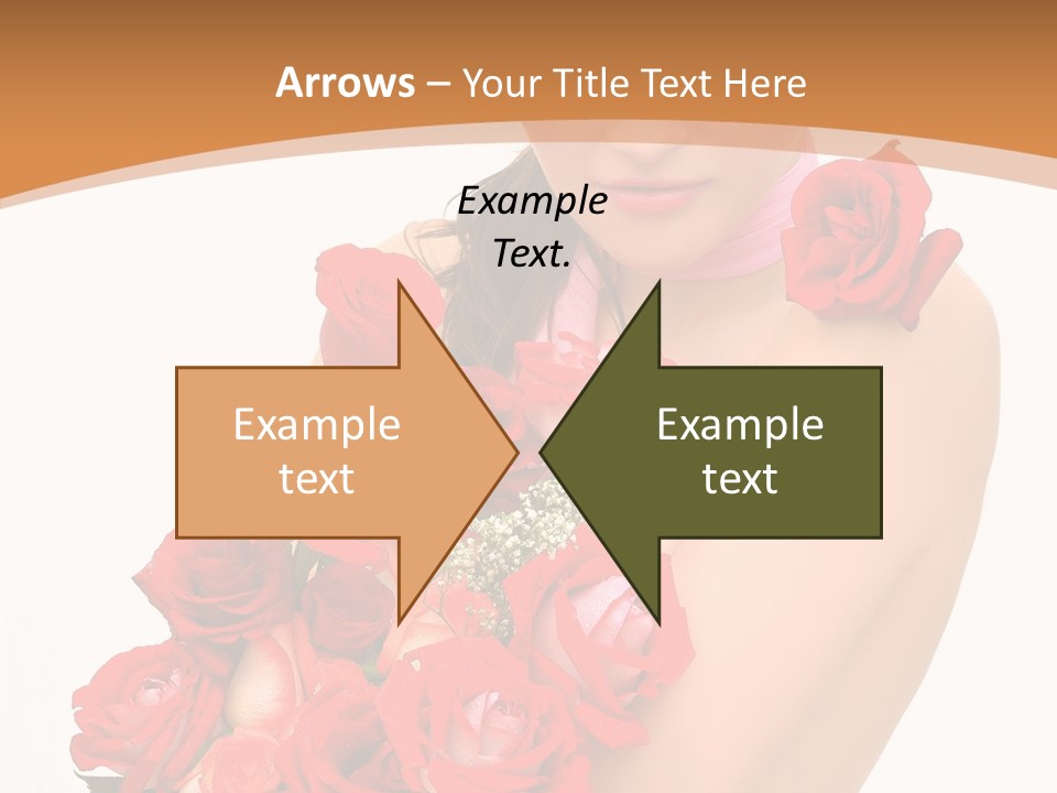 Person Smiling Pretty PowerPoint Template