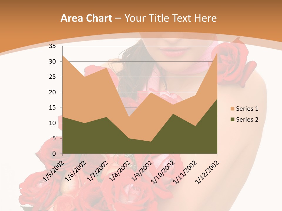 Person Smiling Pretty PowerPoint Template
