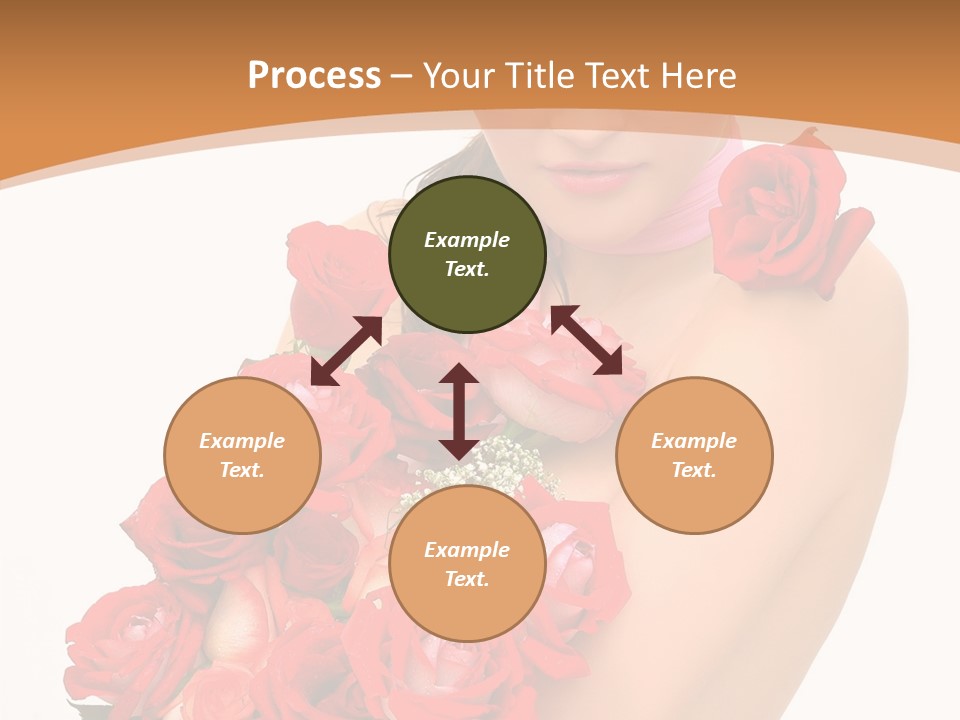 Person Smiling Pretty PowerPoint Template