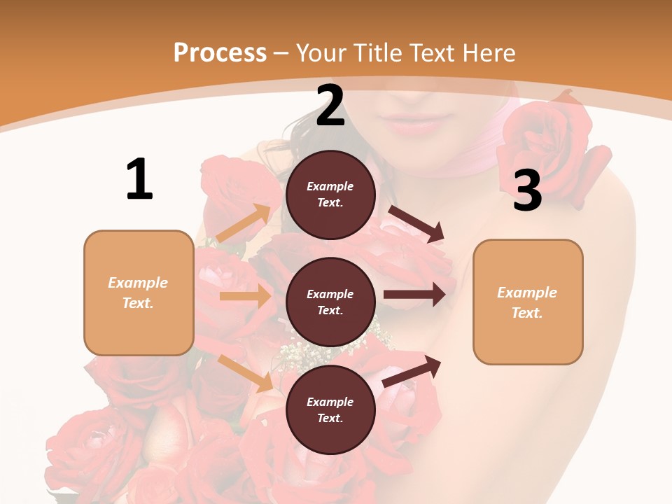 Person Smiling Pretty PowerPoint Template