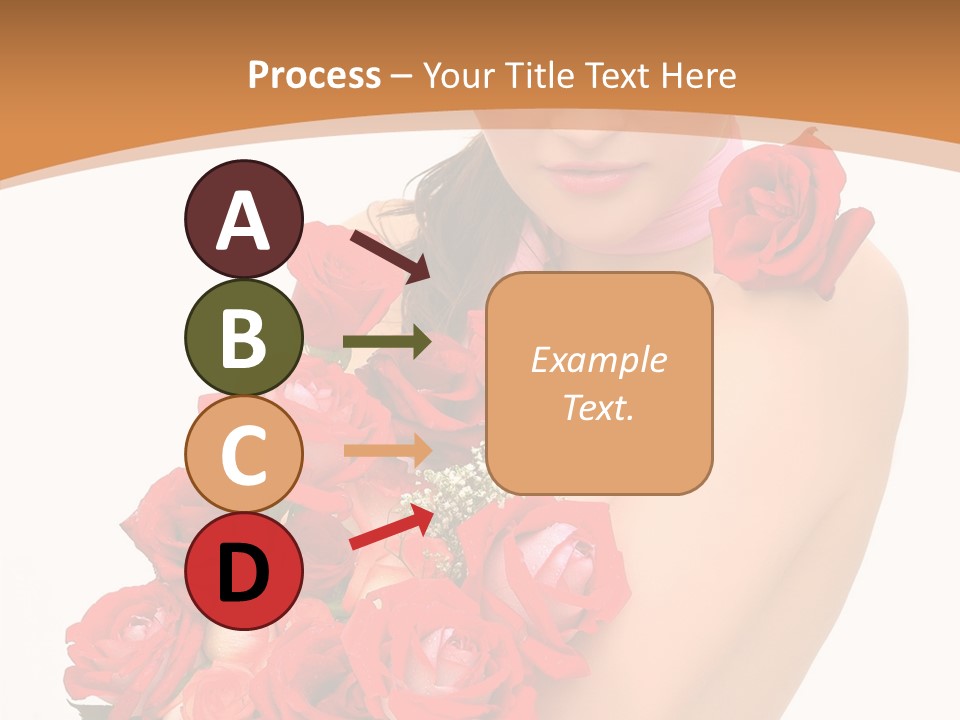 Person Smiling Pretty PowerPoint Template