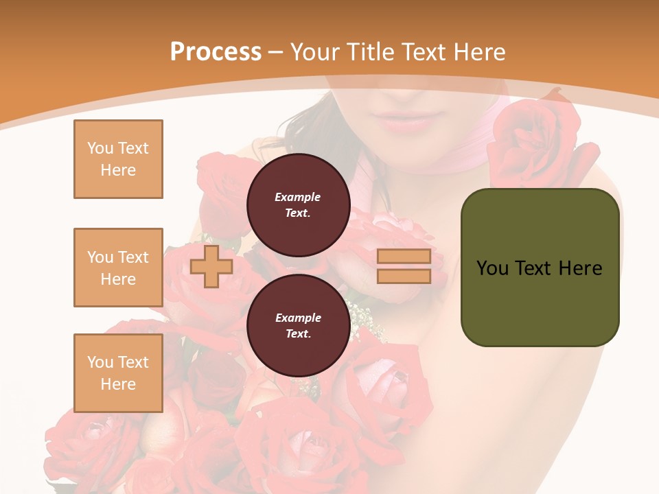 Person Smiling Pretty PowerPoint Template