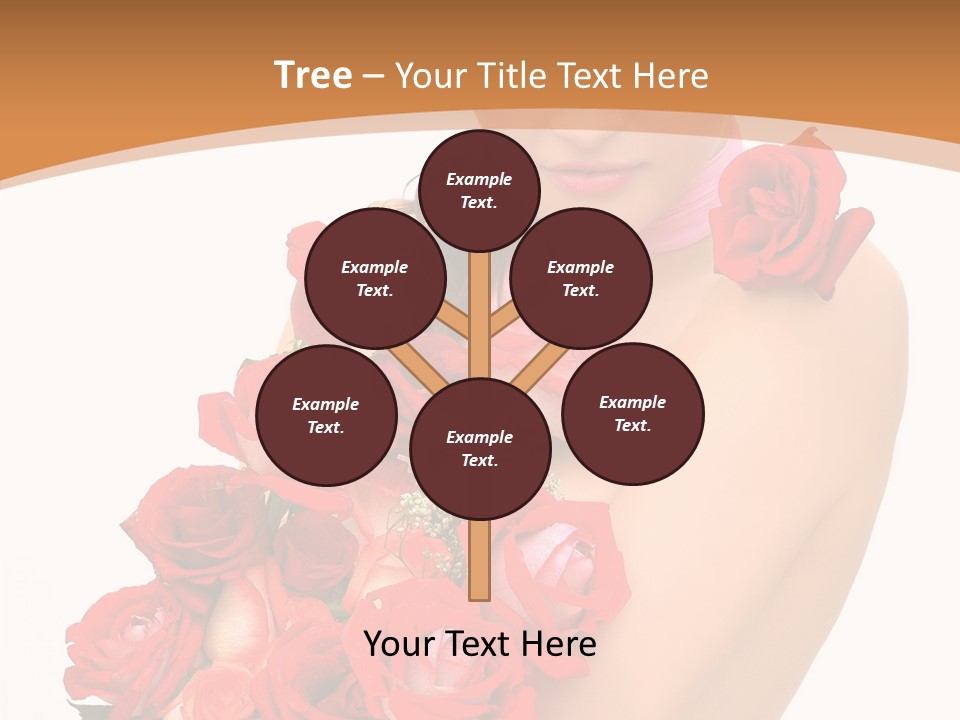 Person Smiling Pretty PowerPoint Template