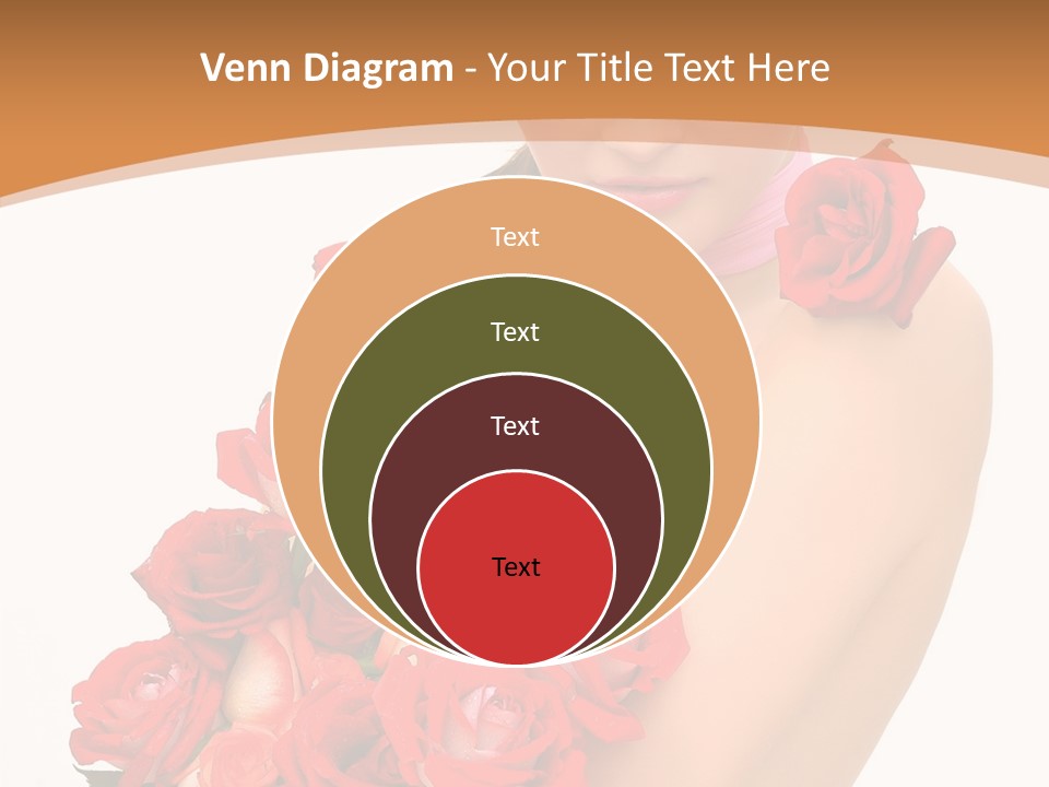 Person Smiling Pretty PowerPoint Template