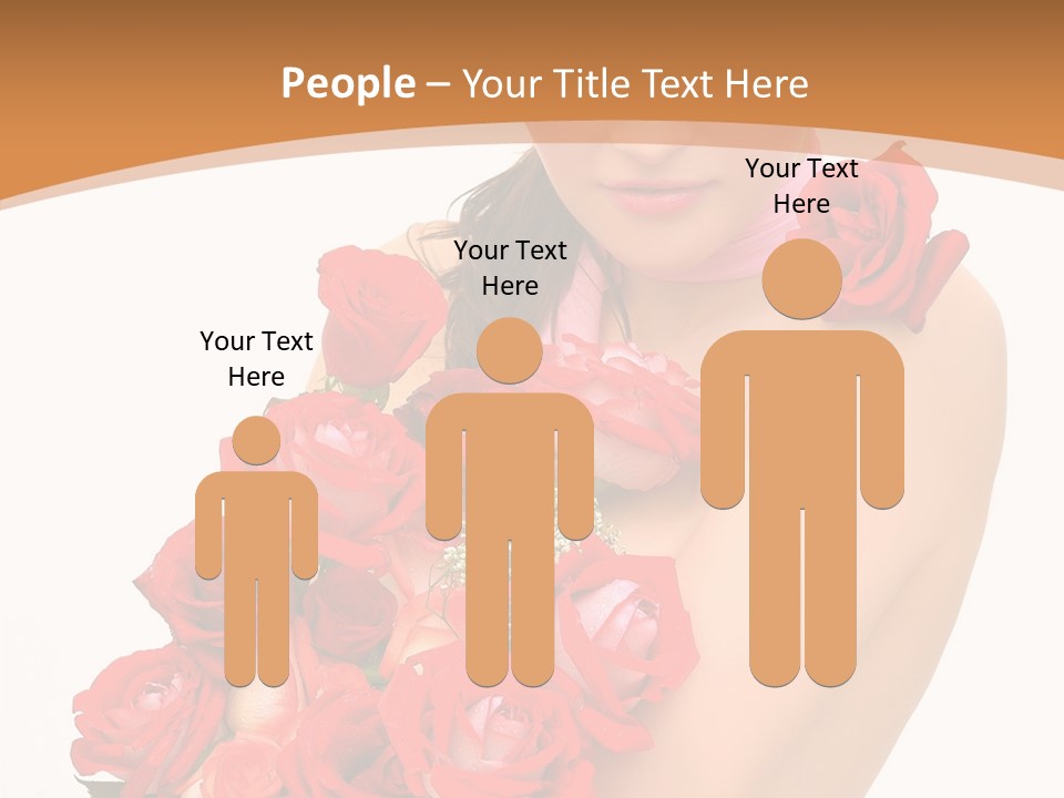 Person Smiling Pretty PowerPoint Template