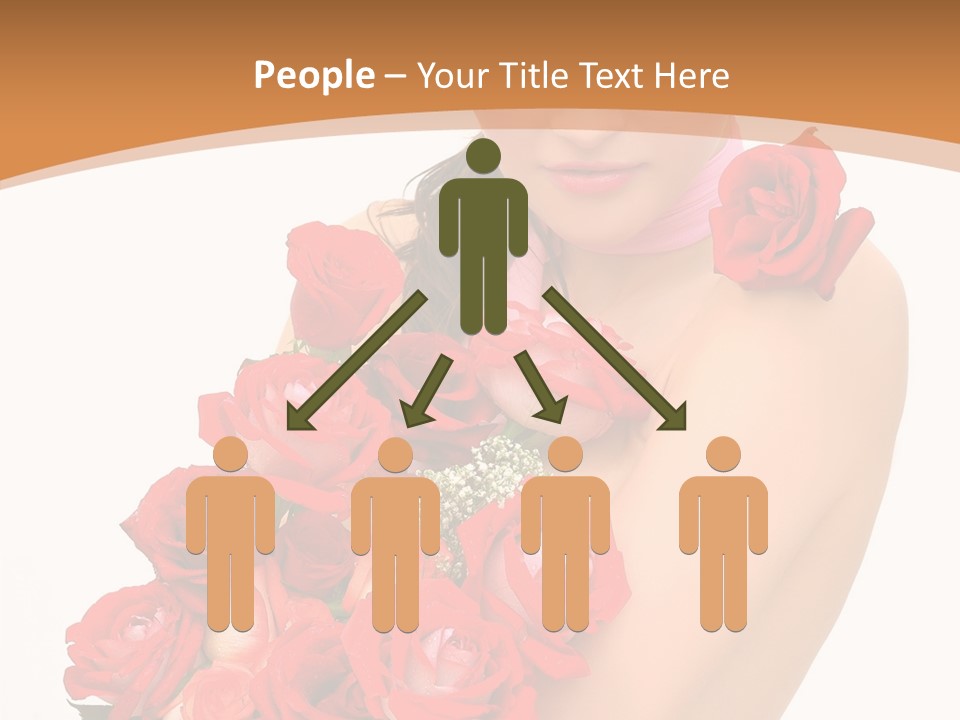 Person Smiling Pretty PowerPoint Template