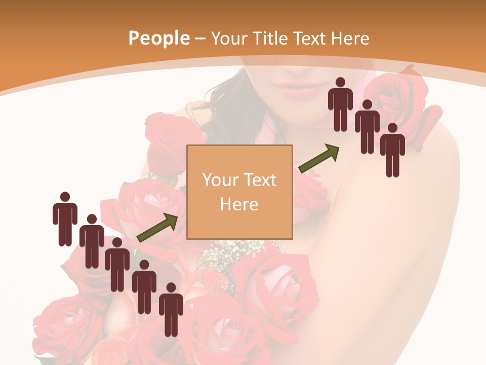Person Smiling Pretty PowerPoint Template