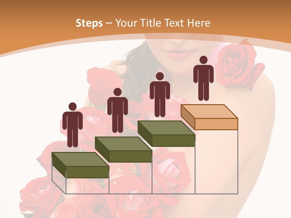 Person Smiling Pretty PowerPoint Template