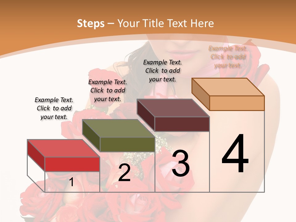 Person Smiling Pretty PowerPoint Template