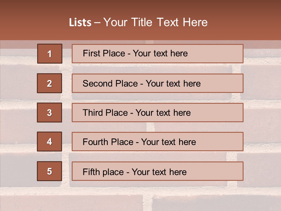 Di Cu Ion Humorou Table PowerPoint Template