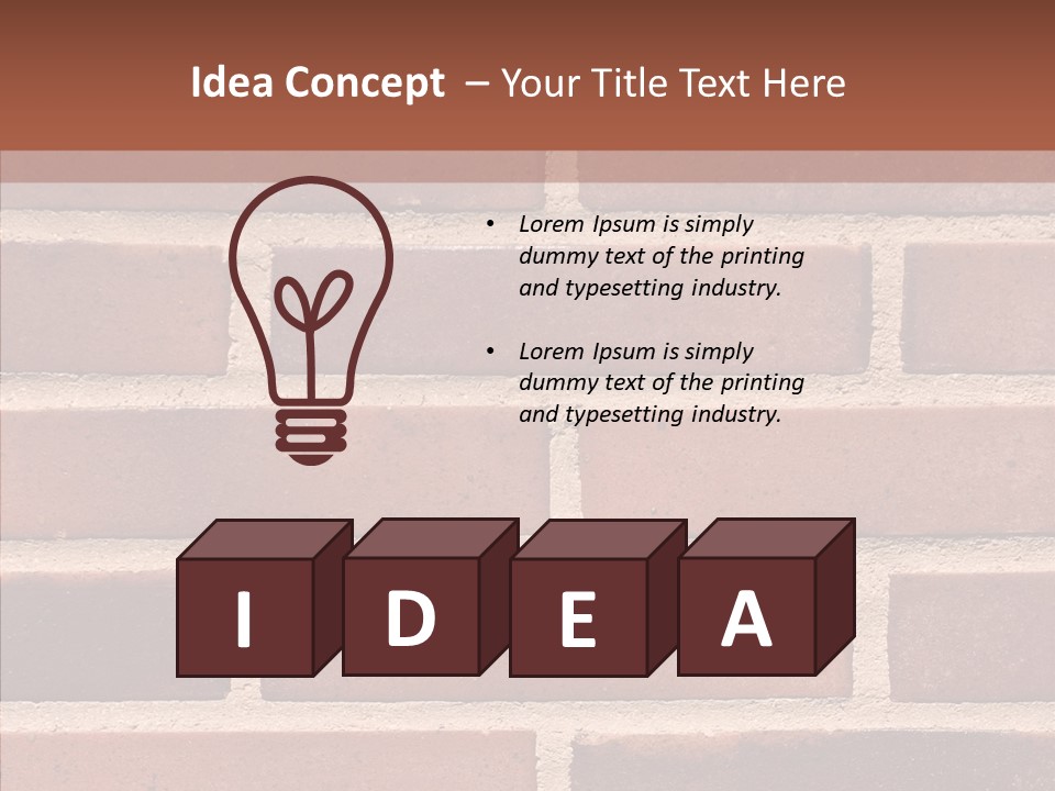 Di Cu Ion Humorou Table PowerPoint Template