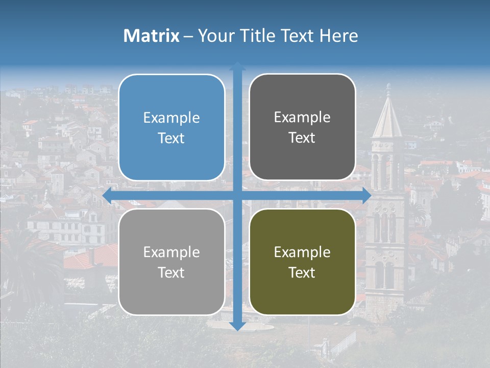 Architecture Aerial Tree PowerPoint Template