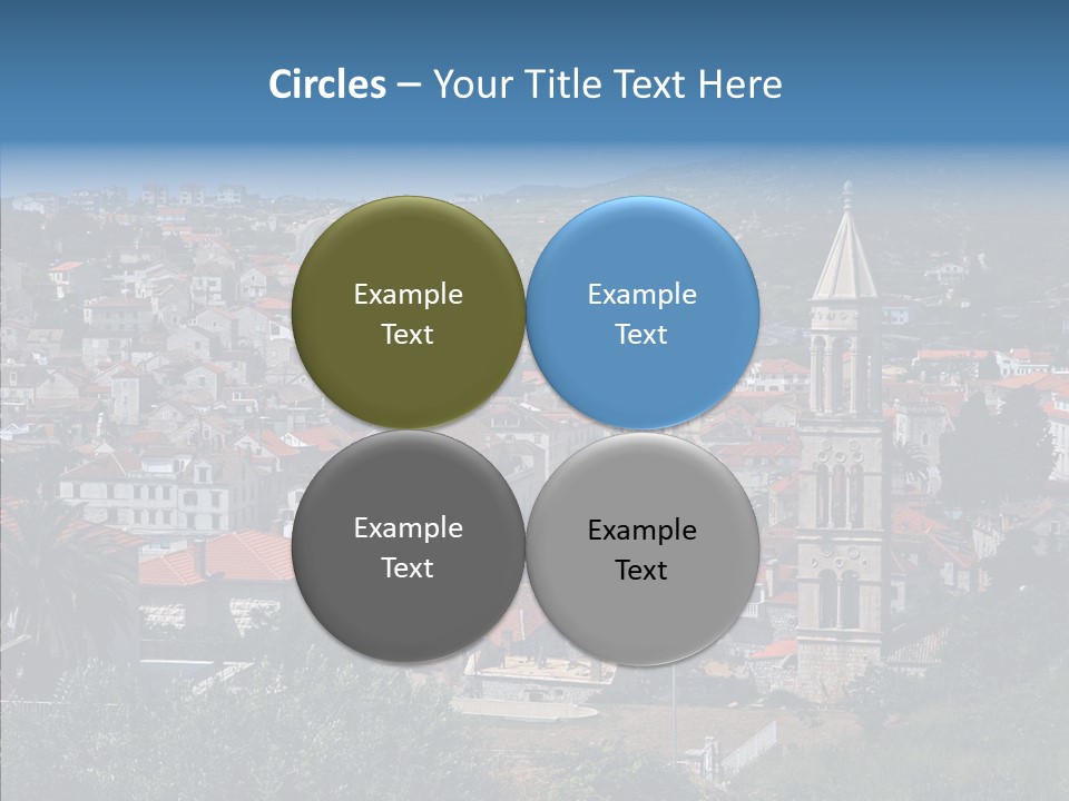 Architecture Aerial Tree PowerPoint Template