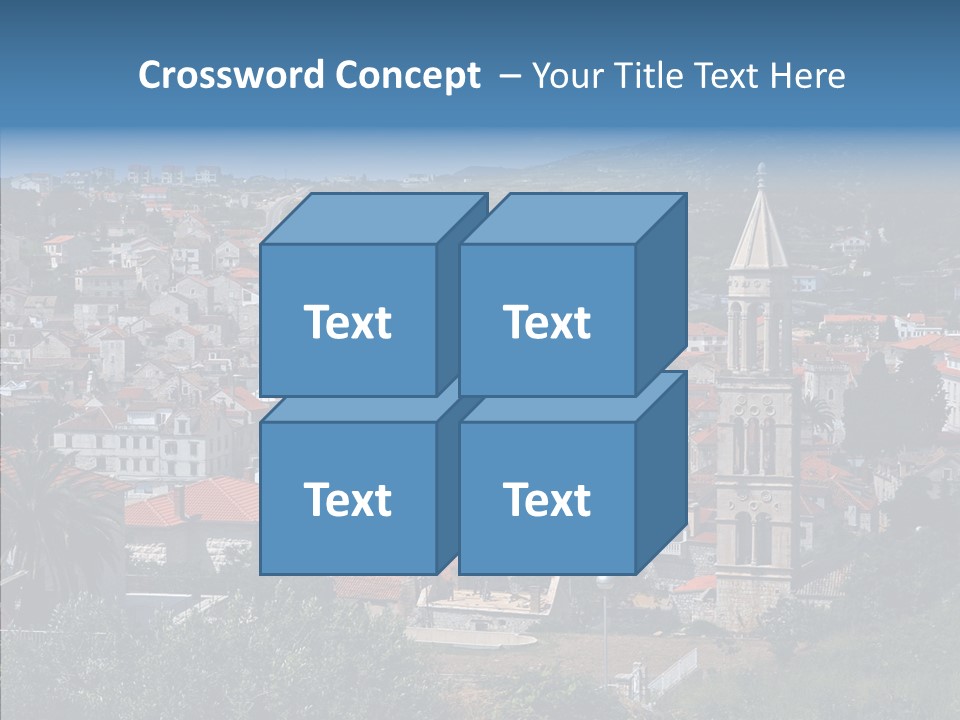 Architecture Aerial Tree PowerPoint Template