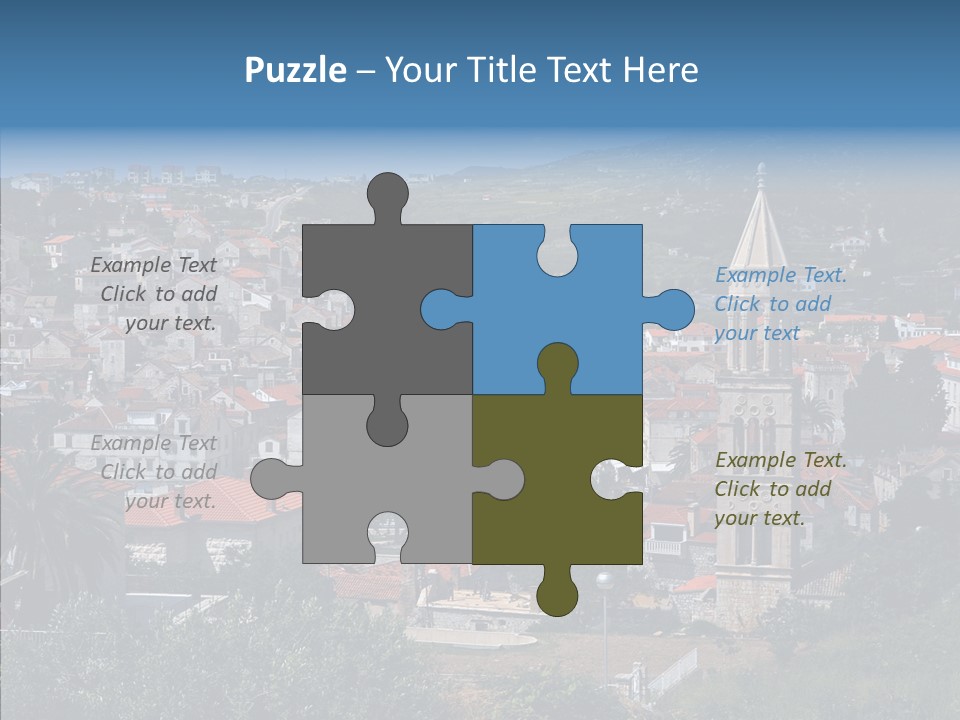 Architecture Aerial Tree PowerPoint Template