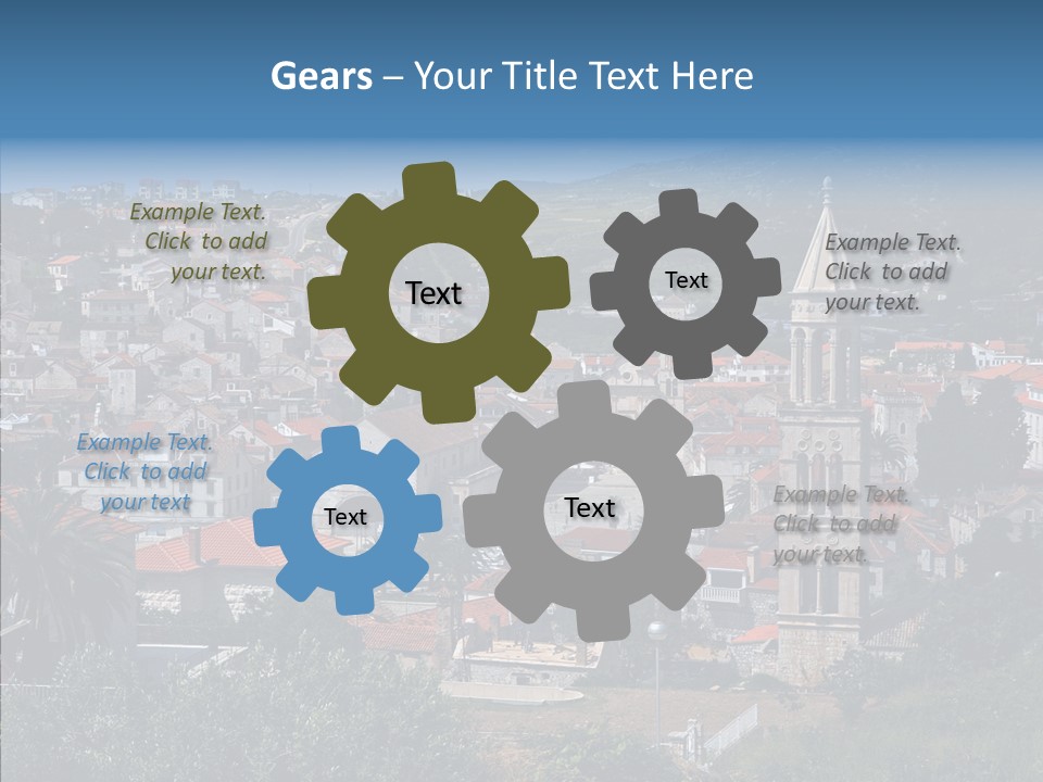 Architecture Aerial Tree PowerPoint Template