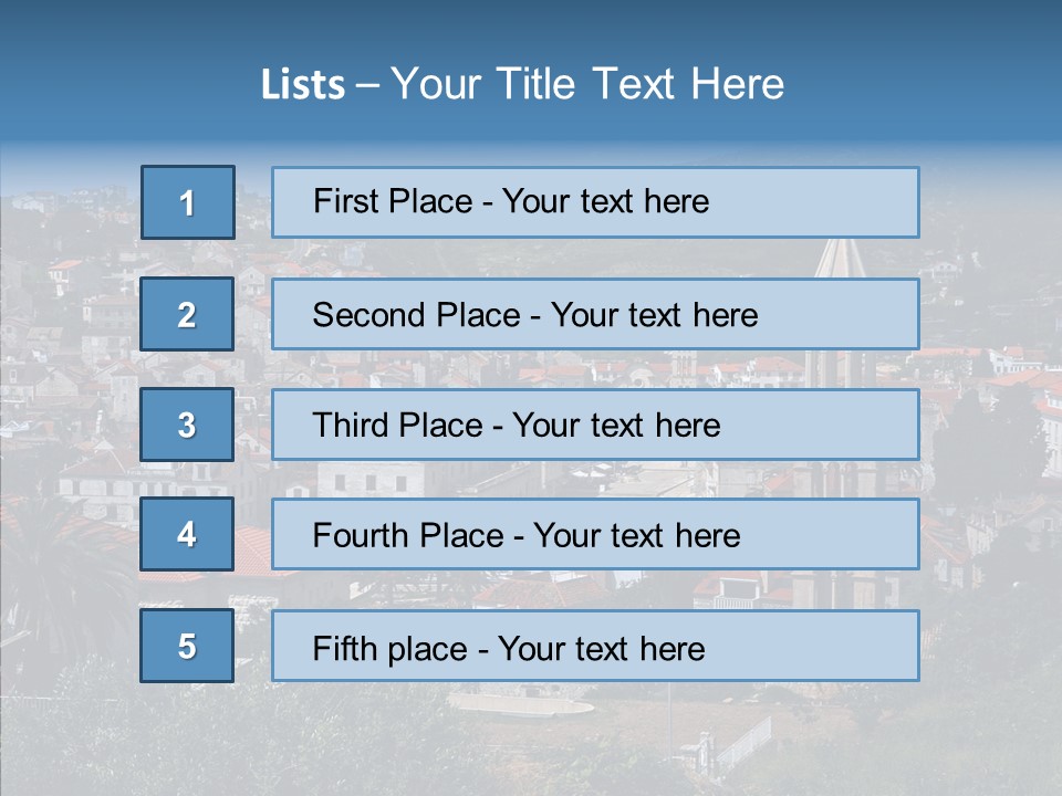 Architecture Aerial Tree PowerPoint Template