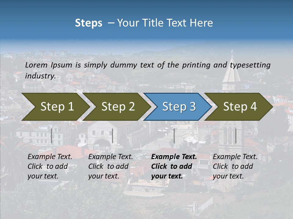 Architecture Aerial Tree PowerPoint Template