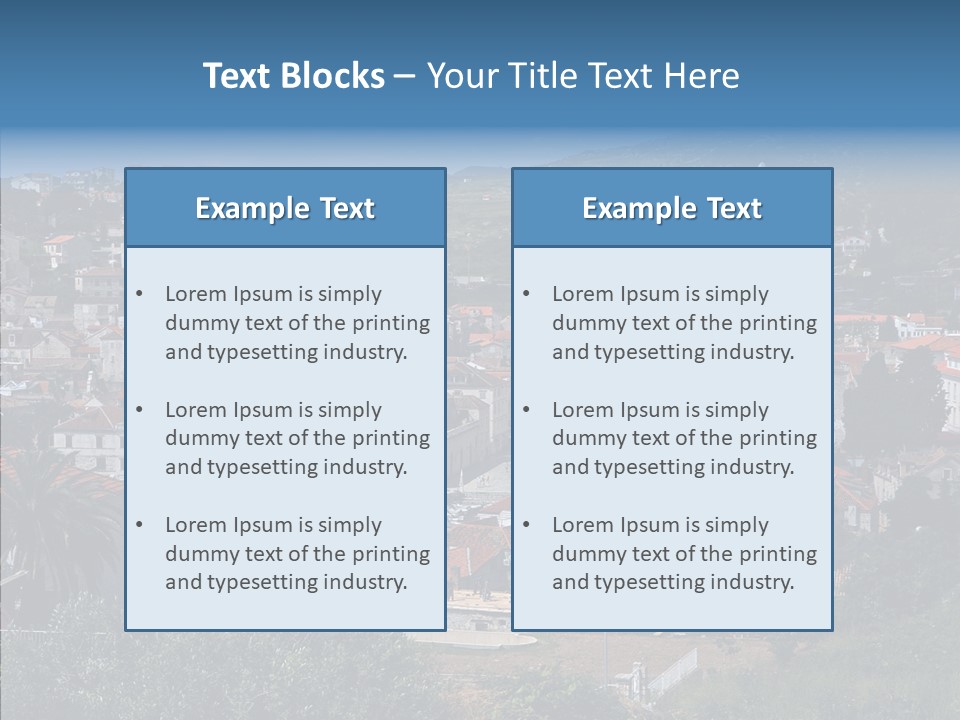 Architecture Aerial Tree PowerPoint Template