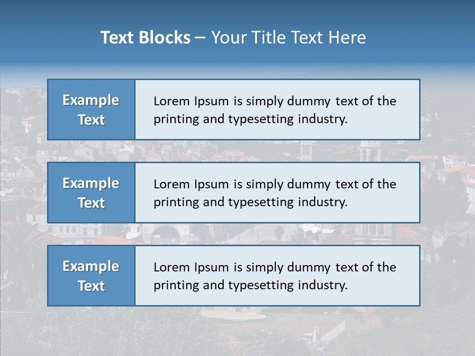 Architecture Aerial Tree PowerPoint Template