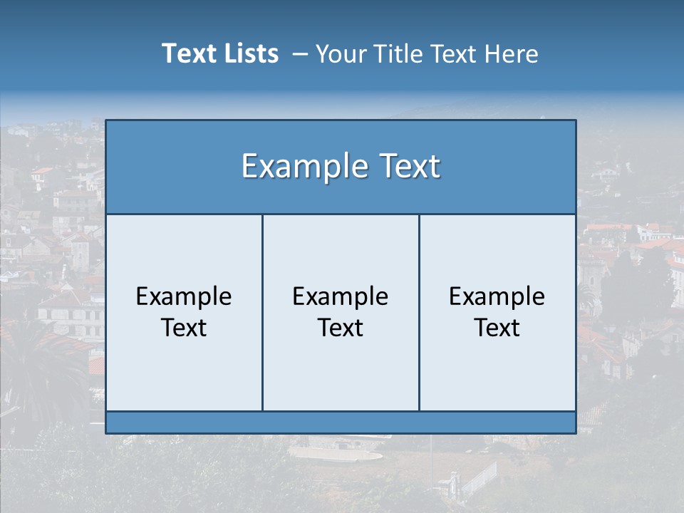 Architecture Aerial Tree PowerPoint Template