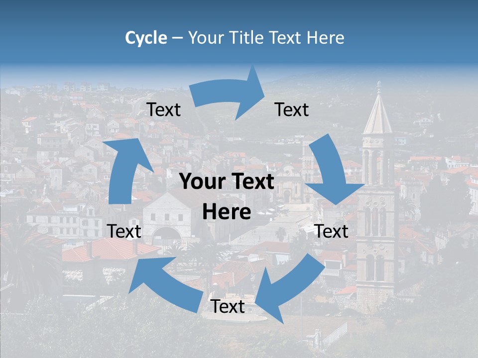 Architecture Aerial Tree PowerPoint Template