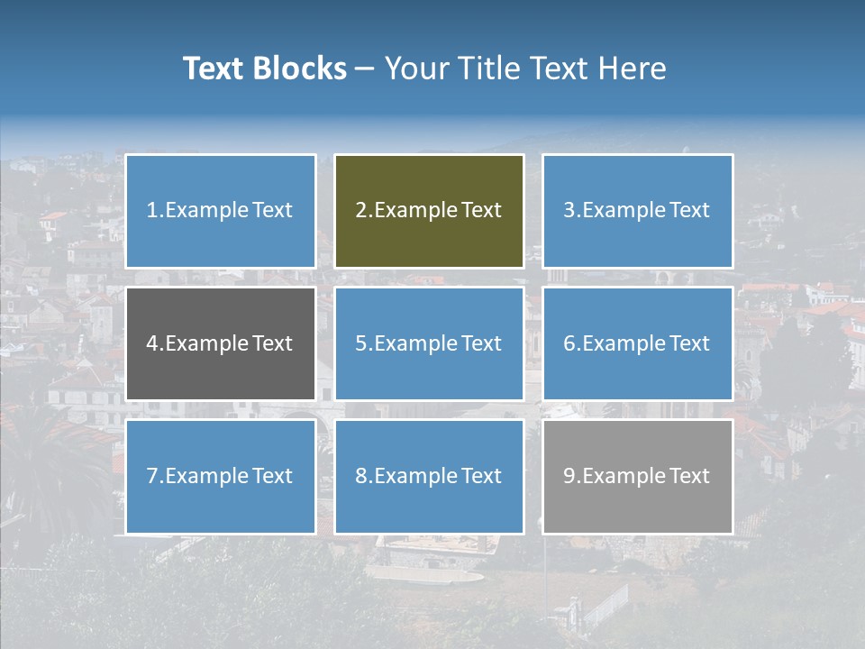 Architecture Aerial Tree PowerPoint Template